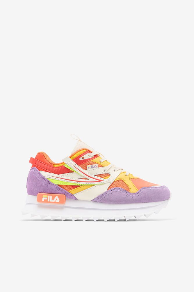 Fila Sandenal Orbit Orange Sneakers Womens - NZ 14602-VGRU